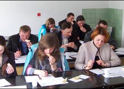 Робочий момент дегустації груш проблемно-пошуковою групою