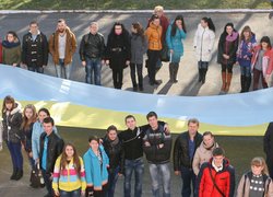 Студенти Уманського НУС приєдналися до Всеукраїнської акції  «Ланцюг миру»