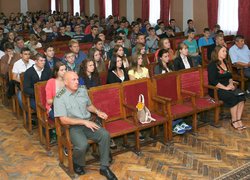 Відбулася зустріч ректора університету зі студентами першого курсу