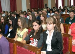 Відбулася зустріч ректора університету зі студентами першого курсу
