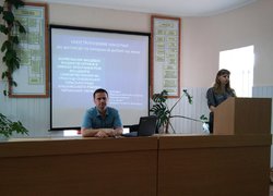 Виступ В. Мидинської, науковий керівник – доцент К.М. Мельник