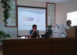 Виступ Ю. Рашкован, науковий керівник – ст. викладач Ю.В. Улянич