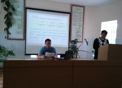 Виступ В. Федосенка, науковий керівник – к.е.н. О.В. Семенда