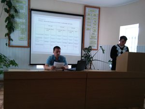 Виступ В. Федосенка, науковий керівник – к.е.н. О.В. Семенда