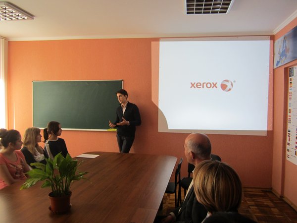 Лекція менеджера проектів (GDO Project Manager) ТОВ «Ксерокс (Україна) ЛТД» до 13-го Всеукраїнського Дня Логістики