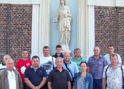 Учасники семінару, крайній зліва - організатор семінару, голова Асоціації Анатолій Чорний, у центрі - модератор Петер ван Аркел