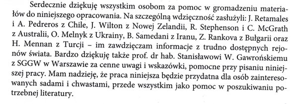 Подяка польського науковця-садівника