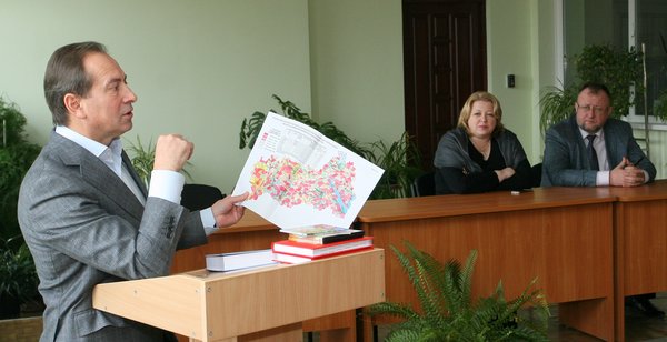 Візит Миколи Томенка до  Уманського національного університету садівництва
