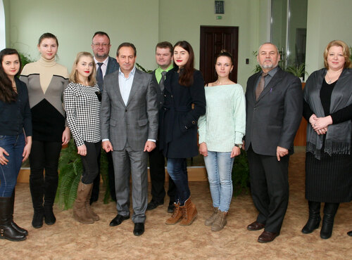 Візит Миколи Томенка до  Уманського національного університету садівництва