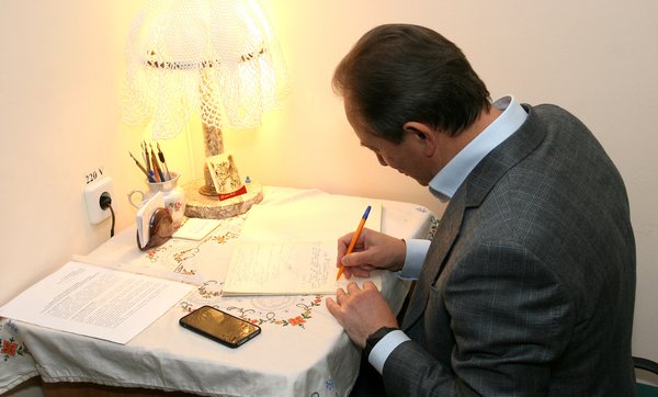 Візит Миколи Томенка до  Уманського національного університету садівництва