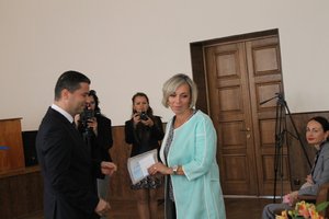 Спортсмени Уманського НУС отримували вітання з нагоди Дня фізичної культури і спорту України