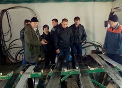 Ескурсія студентів лісового господарства в цех деревообробки та нижній склад ДП «Уманське ЛГ»