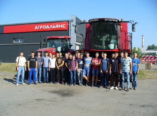 Виїзне практичне заняття студентів-механіків в уманській філії ТОВ ТД «Агроальянс»