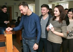 На факультеті економіки і підприємництва відбулися вибори голови ради студентського самоврядування