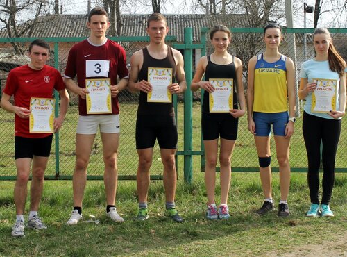 Вітаємо переможців змагань міського кросу