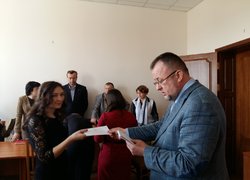 Вручення стипендії імені Стена Форбса в Уманському національному університеті садівництва