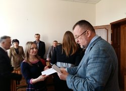 Вручення стипендії імені Стена Форбса в Уманському національному університеті садівництва