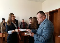 Вручення стипендії імені Стена Форбса в Уманському національному університеті садівництва