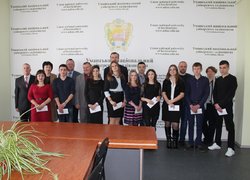 Вручення стипендії імені Стена Форбса в Уманському національному університеті садівництва