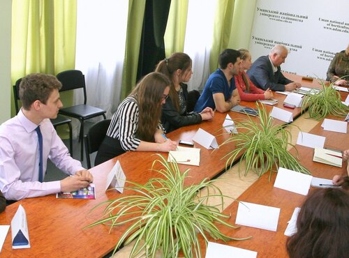 Студактив УНУС зустрівся з ректором університету