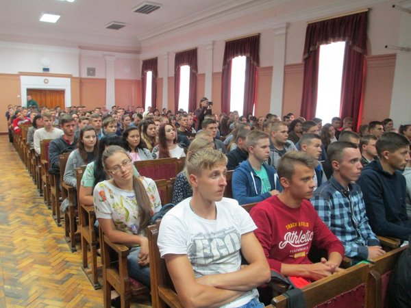 Зустріч з ректором: перспективи розвитку для першокурсників