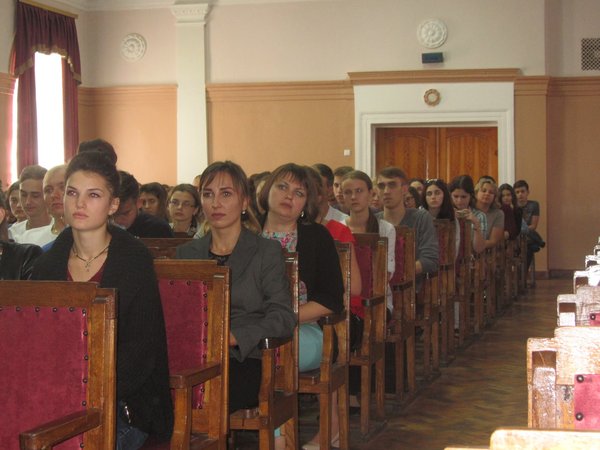 Традиційна зустріч першокурсників з керівництвом Уманського НУС