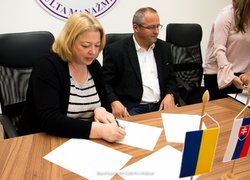 Підписання угоди про співпрацю з Пряшівським університетом (Словаччина)