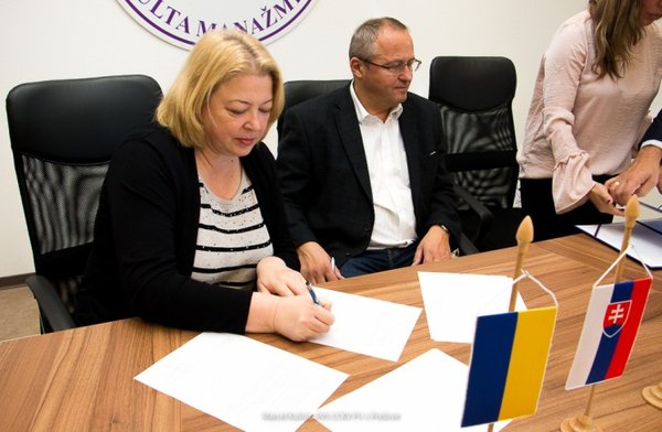 Підписання угоди про співпрацю з Пряшівським університетом (Словаччина)