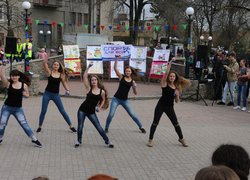 #Флешмоб студентів Уманського НУС «Молодь за здоровий спосіб життя»