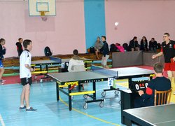 Змагання з настільного тенісу XV Універсіади Черкаської області серед вищих навчальних закладів Черкаської області типу: університети, інститути