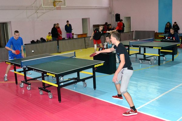 Змагання з настільного тенісу XV Універсіади Черкаської області серед вищих навчальних закладів Черкаської області типу: університети, інститути