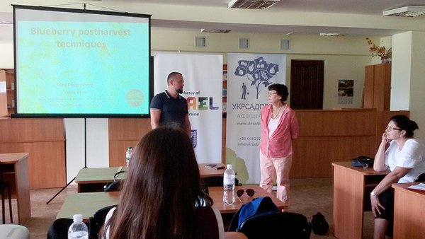 В Уманському НУС фахівці з Ізраїлю представили сучасні технології зберігання фруктів і ягід