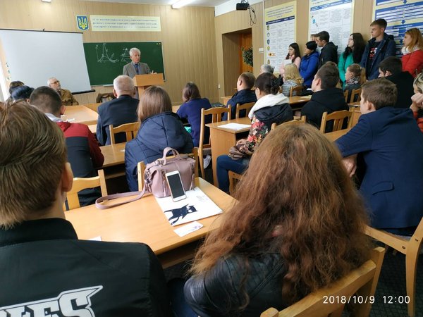 Відомий український вчений зустрівся зі студентами Уманського НУС
