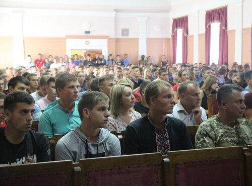 Зустріч з ректором: перспективи для першокурсників