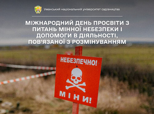 4 квітня — Міжнародний день просвіти з питань мінної небезпеки та допомоги в діяльності, пов'язаної з розмінуванням