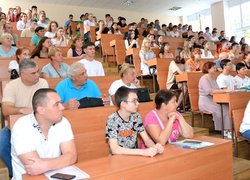 Першокурсники знайомляться з організацією освітнього процесу в Уманському національному університеті садівництва