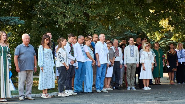 В Уманському національному університеті підняли Державний Прапор України