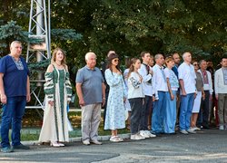 В Уманському національному університеті підняли Державний Прапор України