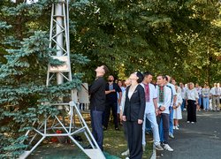 В Уманському національному університеті підняли Державний Прапор України