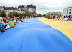 Колектив Уманського національного університету долучився до міської церемонії підняття Державного Прапора з нагоди Дня Незалежності України