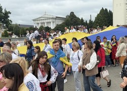 Колектив Уманського національного університету долучився до міської церемонії підняття Державного Прапора з нагоди Дня Незалежності України