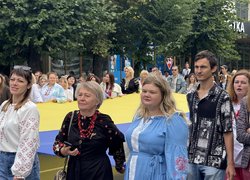 Колектив Уманського національного університету долучився до міської церемонії підняття Державного Прапора з нагоди Дня Незалежності України