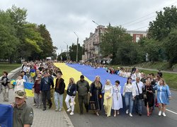 Колектив Уманського національного університету долучився до міської церемонії підняття Державного Прапора з нагоди Дня Незалежності України