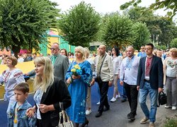 Колектив Уманського національного університету долучився до міської церемонії підняття Державного Прапора з нагоди Дня Незалежності України