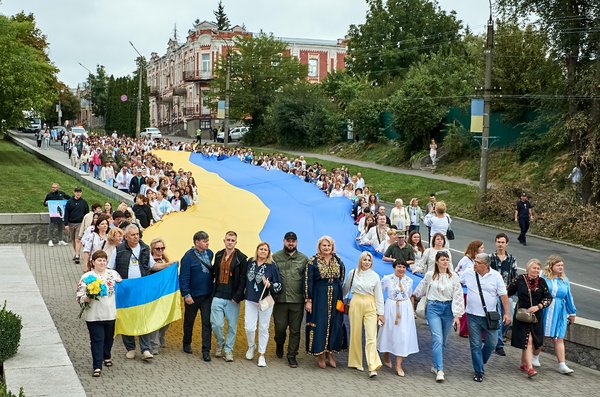 Колектив Уманського національного університету долучився до міської церемонії підняття Державного Прапора з нагоди Дня Незалежності України