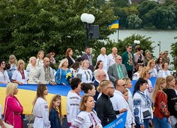 Колектив Уманського національного університету долучився до міської церемонії підняття Державного Прапора з нагоди Дня Незалежності України