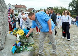 Колектив Уманського національного університету долучився до міської церемонії підняття Державного Прапора з нагоди Дня Незалежності України