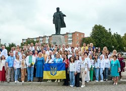 Колектив Уманського національного університету долучився до міської церемонії підняття Державного Прапора з нагоди Дня Незалежності України