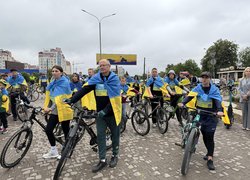 Уманський національний університет – учасник велопробігу на честь загиблих Героїв