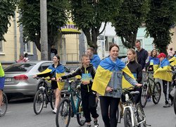 Уманський національний університет – учасник велопробігу на честь загиблих Героїв
